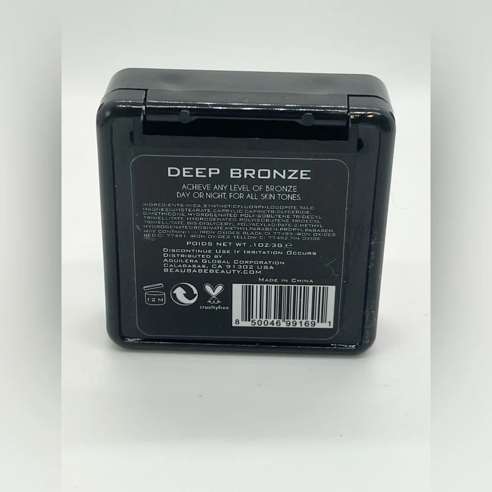 Beau Babe Beauty DEEP BRONZE Highlighter 3g And New Travel Blush Brush